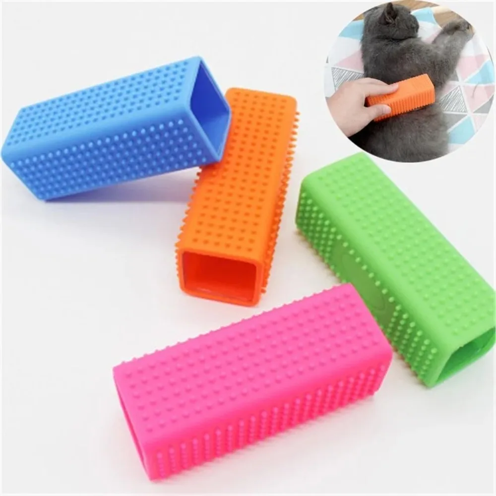 Pet Hair Remover Silicone Hollow Rubber Dog Hair Brush Cleaner for Dogs Cars Furniture Carpet Clothes