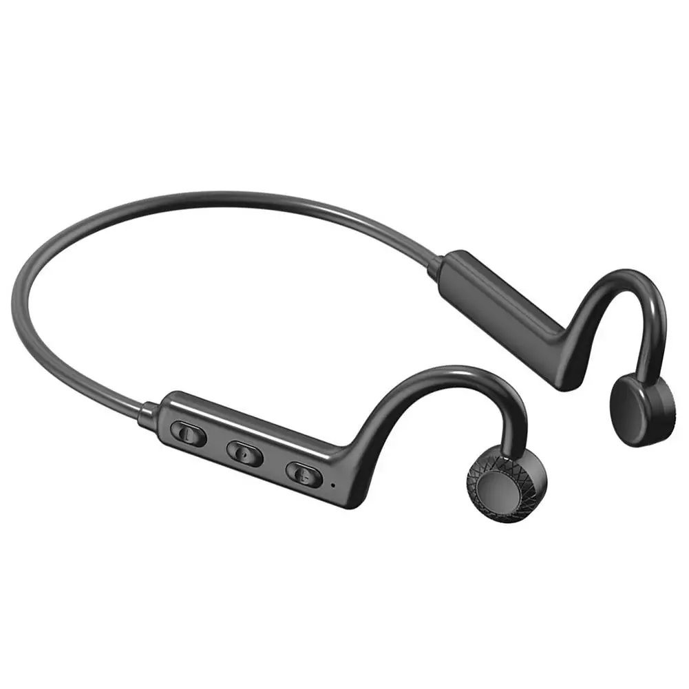 

New Bone Conduction Headphones Wireless Bluetooth-compatible Noise Reduction Headset Open Ear Waterproof Sports Games Earphones