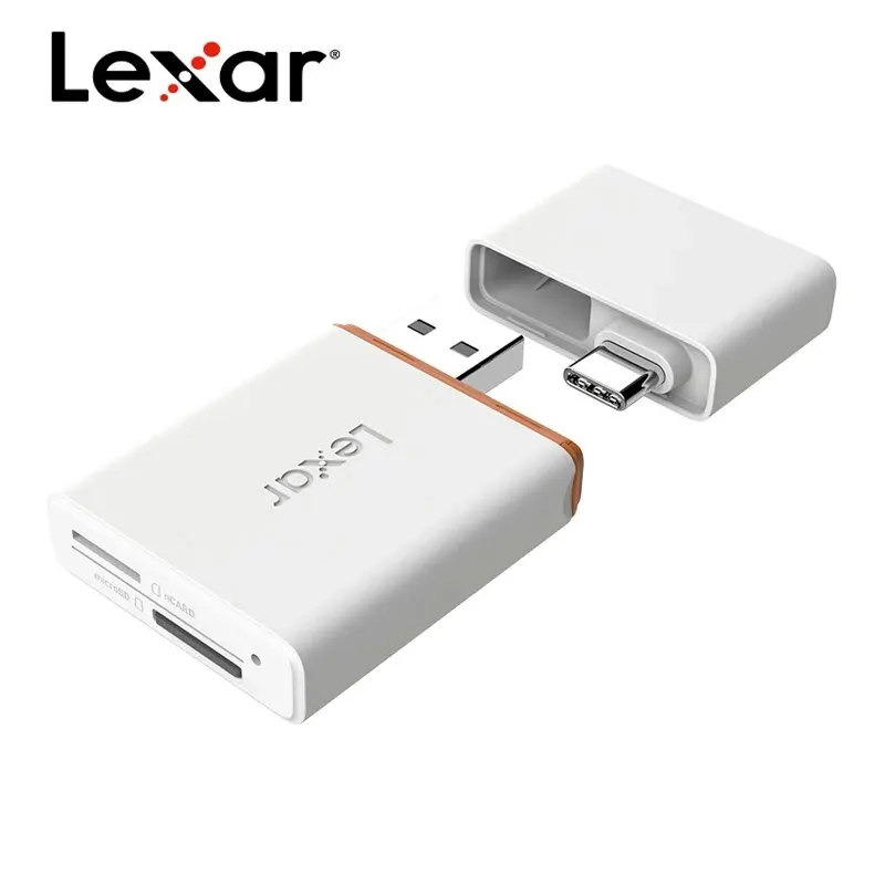 Lexar 350U TF NM Card Reader 3.1 USB Interface with Micro SD TF NM Card Slot to USB Flash Drive Memory Card Reader for Phone