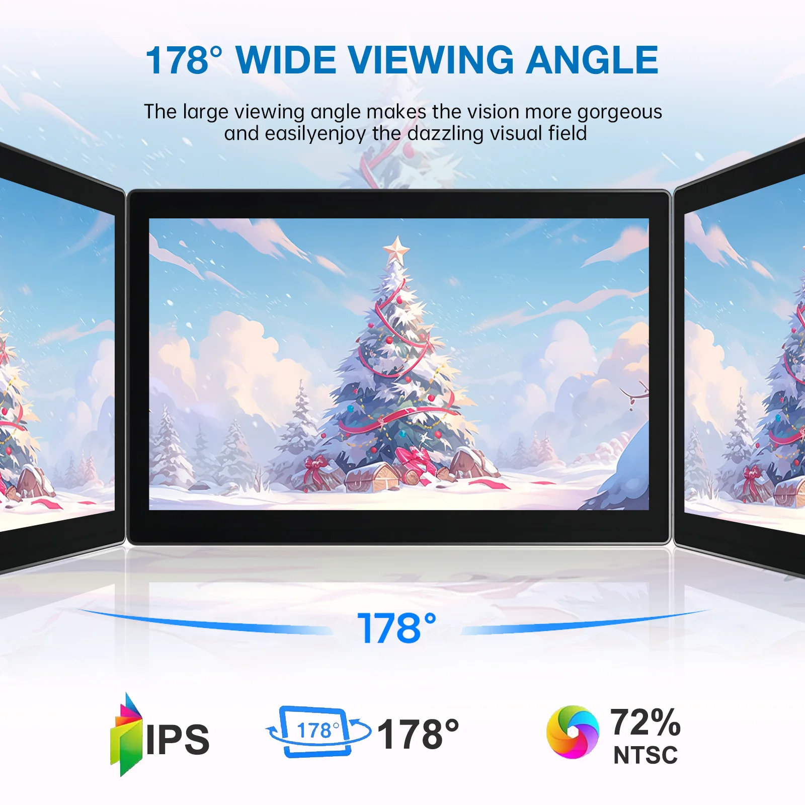 شاشة 5.7 بوصة 1920x1080 IPS محمولة من النوع C USB-...