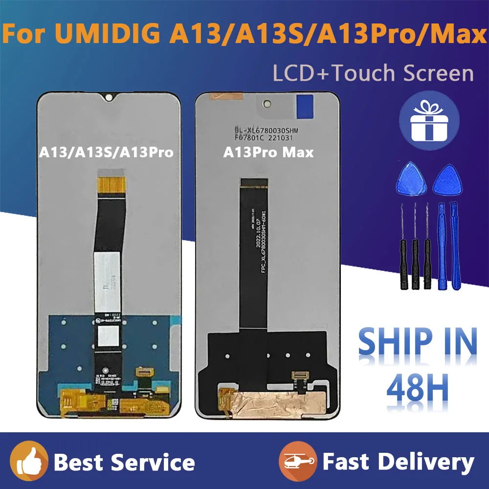 

ЖК-дисплей с дигитайзером в сборе для UMIDIGI A13 A13S A13 PRO Max