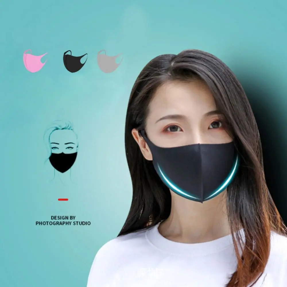 

Breathable Ice Silk Mask Fashion Anti-UV Ice Silk Sunscreen Mask Traceless Anti Pollen Riding Face Mask Outdoor Sports