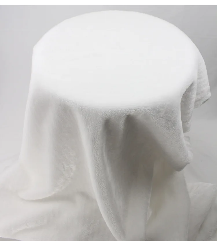 

White Blanket Photography Background Cloth Carpet Flannel Cloth Pose Props