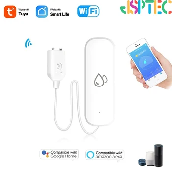 Tuya Smart WIFI Water Leakage Sensor Alarm Water Level Detector Flood Leakage Sensor APP Remote Control Security Alarm System 1