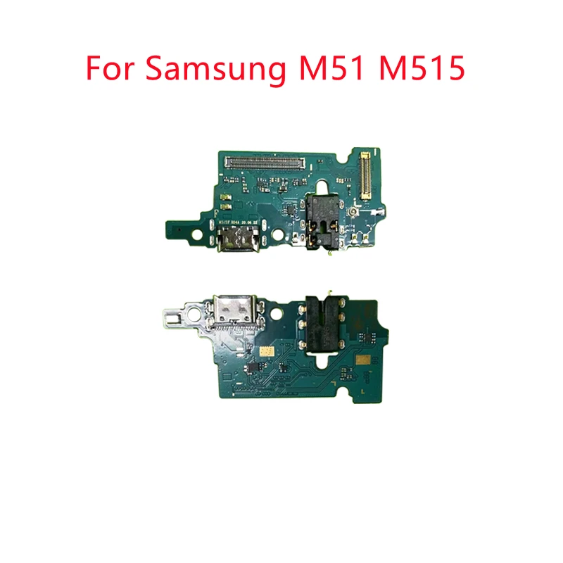 

For Samsung Galaxy M51 M515 USB Charger Port Dock Connector PCB Board Ribbon Flex Cable Charging Port Component Replacement