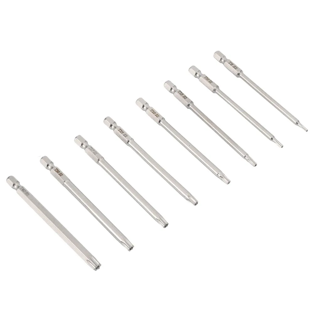 

Hexagon Handle Screwdriver Bit Set T40. T8 Torx Screwdriver 100mm Chrome Plating Hand Tools Slotted Screwdriver