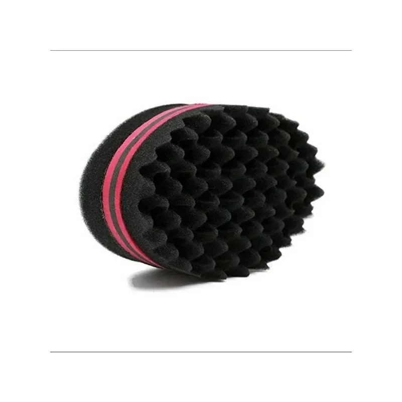 Double Sides Magic twist hair brush sponge Sponge Brush For Natural afro coil wave dread For Hair Styling Tool