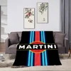 Sport Car R-Racing Blanket Plush Nap Sofa rug for M-Martini Living Room Warm Office Bedroom Birthday Home Travel Kid Gifts 4