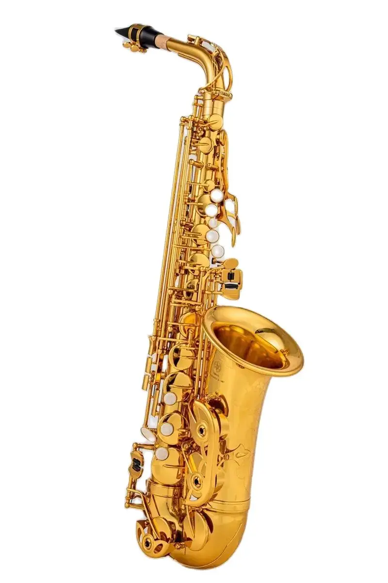 

Japan New 380 Alto Saxophone E flat Electrophoresis Gold Plated Professional Musical Instrument With Case Free Shipping