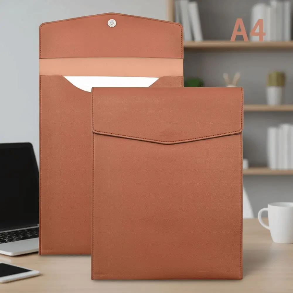 Borsa Portadocumenti Semplice A4, Grande Capacità, Impermeabile, Organizzatore Verticale Portatile per Contratti e Documenti - immagine 4