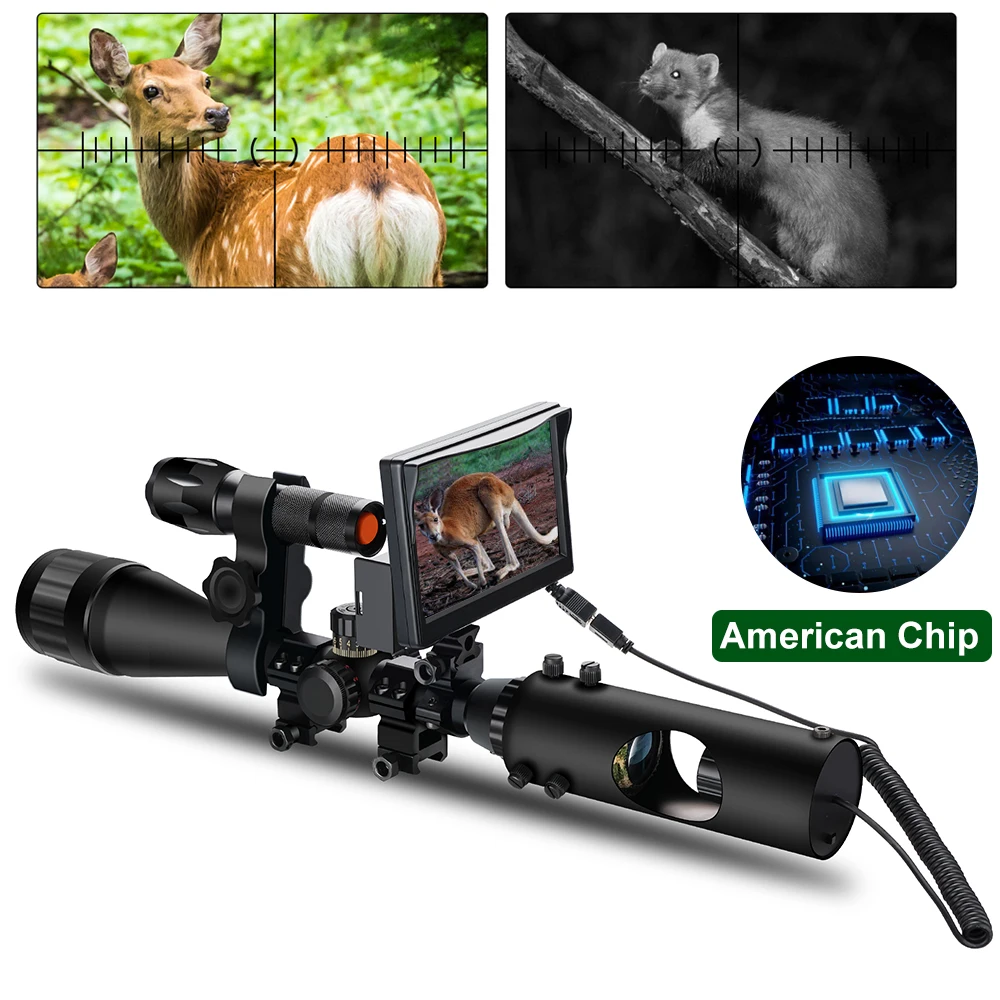 850nm Infrared Led Ir Night Vision Riflescope Hunting Scopes Optics Sight Hunting Camera Hunting