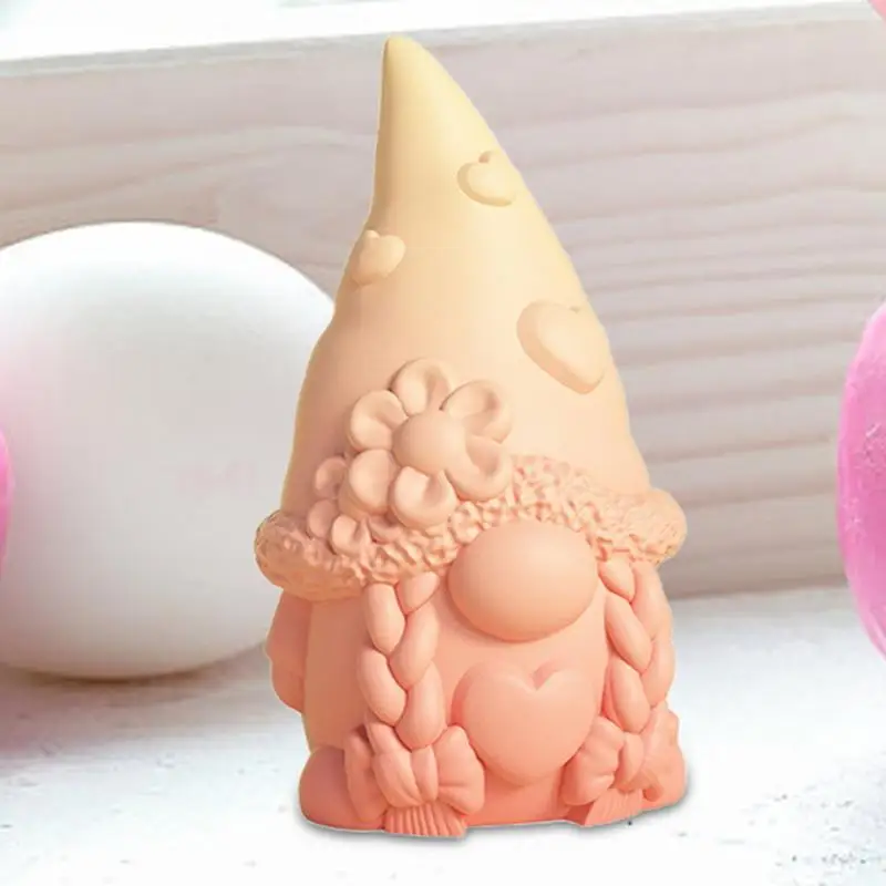 Gnome Silicone Mold for Candle and Crafting