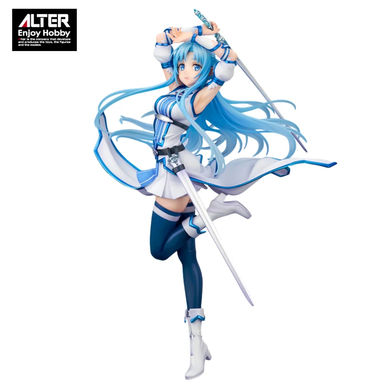 

Оригинальная аниме Статуэтка альтер искусство онлайн Yuuki Asuna фигурка водяной эльф 27 см экшн-фигурка модель игрушки для мальчиков подарок
