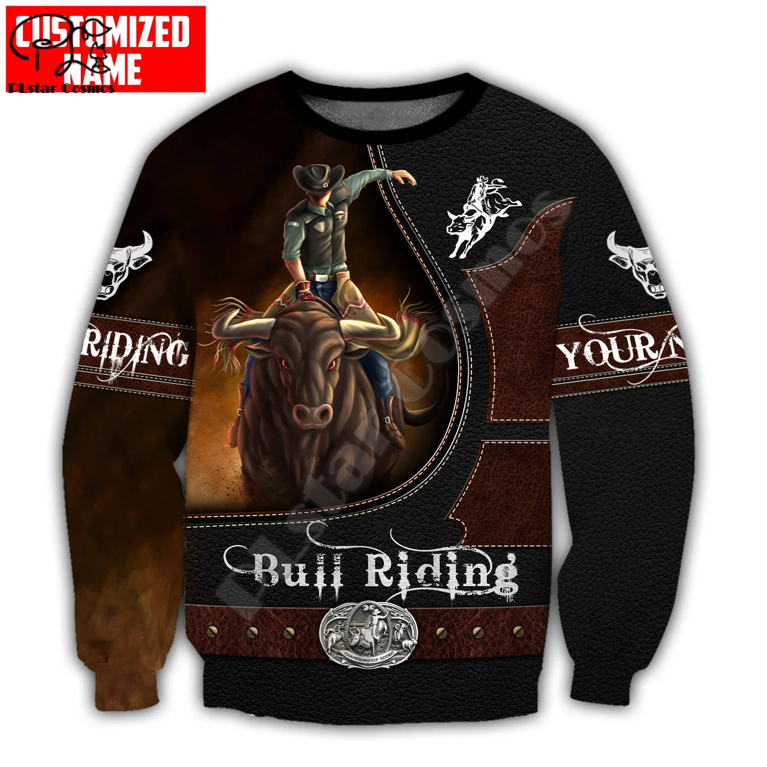 NewFashion Cosplay Bull Riding Cowboy Rodeo Vintage Sports Tattoo Tracksuit 3DPrint Streetwear Casual Harajuku Jacket Hoodies 18