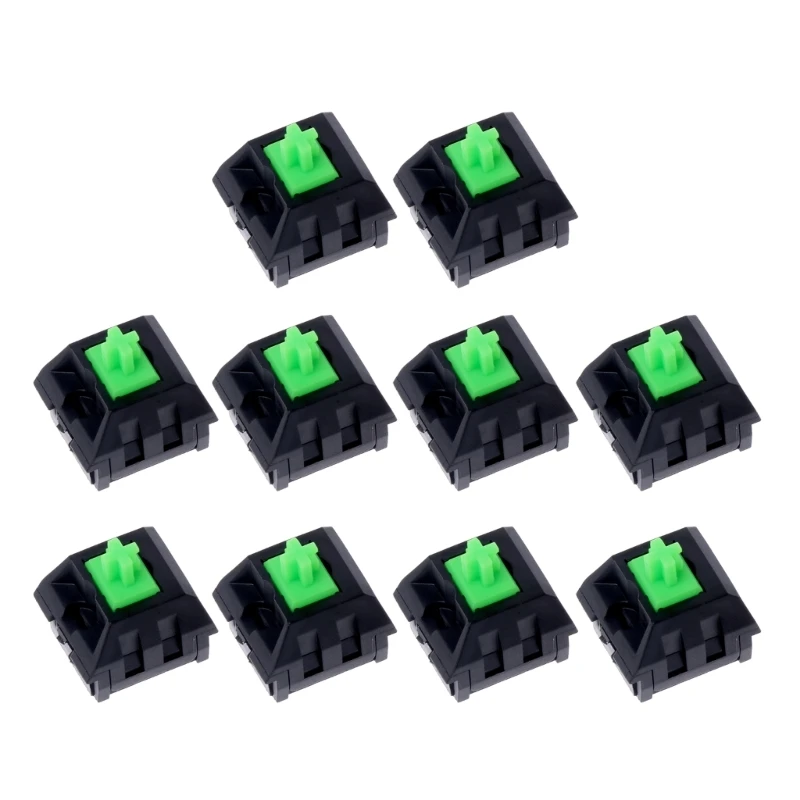 

10Pcs for razer Green Switches 3 Pin for razer Blackwidow Essential Keyboard