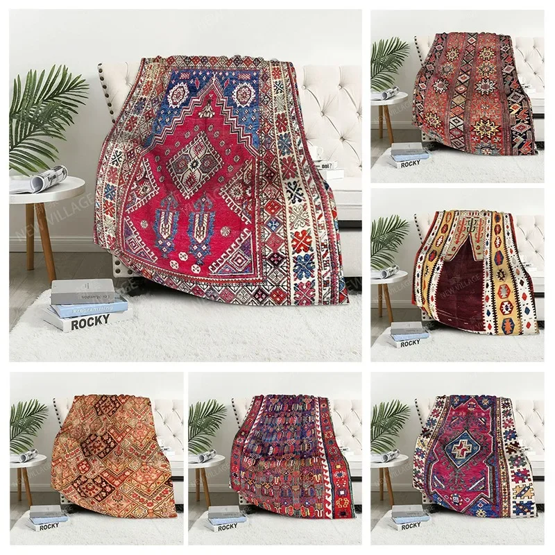 

Plaid sofa for Knee blankets warm winter bed cover throw blanket Decor boho warm fleece Nordic Vintage Moroccan Soft and hairy