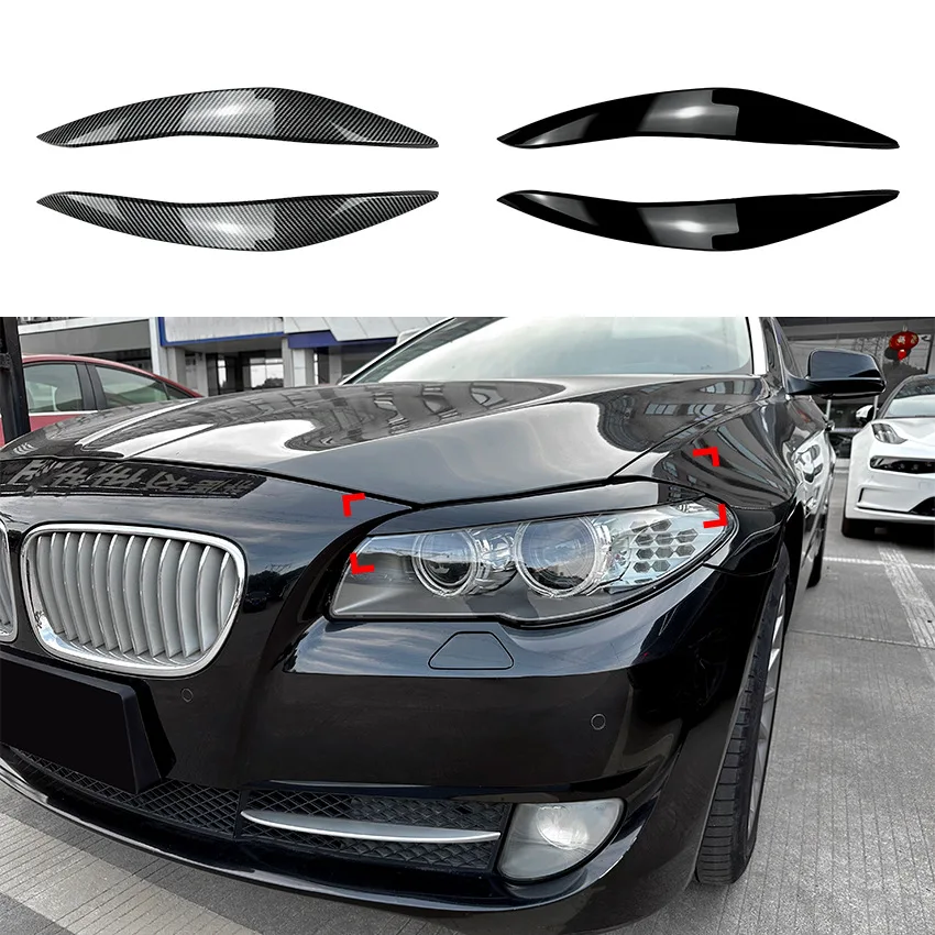 

2 шт., блеск для передних фар BMW 5 Series F10 F11 520i 520d 523i 525d 525i 530i 530d 2011-2014 ABS
