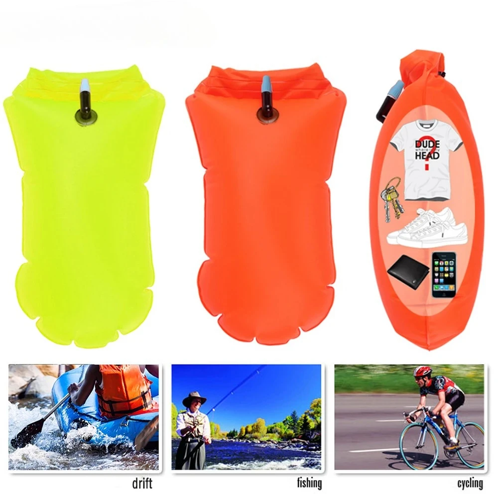 1 Stück aufblasbare Schwimmboje mit Hüftgurt für Bootfahren, Rafting, Schwimmen, Wassersport-Sicherheitstasche – Detail 9