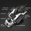 Electric Planer Wood Cutter Electric Saw Carpenter's Plane Portable Planer with 82mm Planing Width 2mm Planing Depth 220V 5