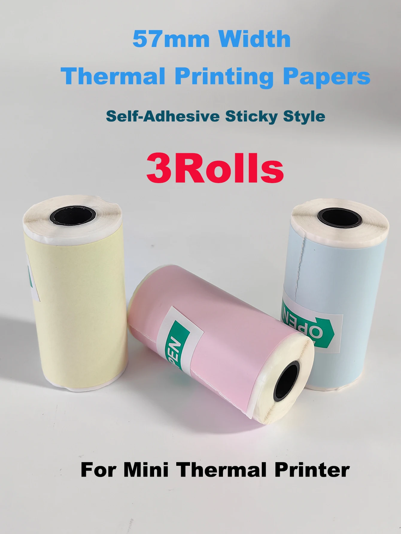 3Rolls Color Sticker
