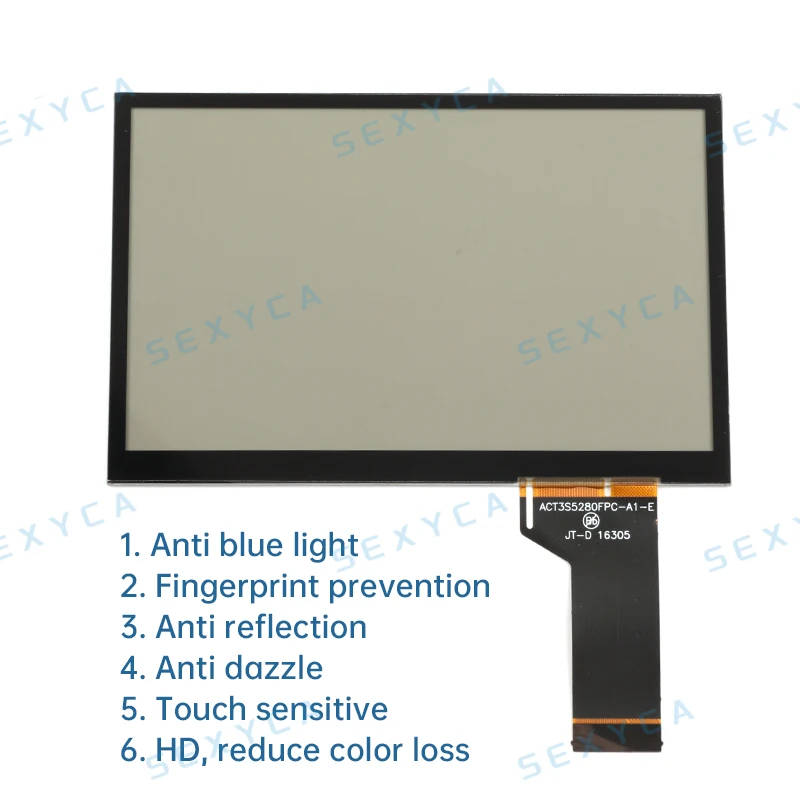 6.5Inch Touch Screen Display Glass Digitizer for VW MIB 2 MIB STD2 LCD Screen Car Navigation Parts For 682G Multimedia Radio