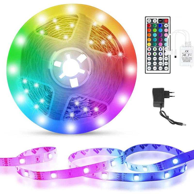 

10m-50m LED Strip Lights Bluetooth RGB Tape Diode 24V SMD 5050 LED Ribbon Light for Led Mural Chambre Lighting TV Backlight APP