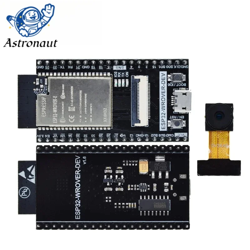 2022 Più Nuovo Modulo Fotocamera Esp32 Cam Scheda Esp32-Wrover Con Modulo Bluetooth Wi-Fi Fotocamera Per Arduino Ide C Codice Python Ov2640