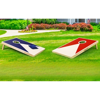 Premium Cornhole Set - 3 Feet X 2 Feet Game Boards, Includes 8 Corn Hole Toss Bags 1