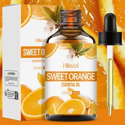 Revitalizing Sweet Orange Essential Oil for Skincare, Massage, and Aromatherapy (100ml essential oil)