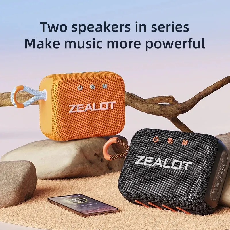 ZEALOTスピーカー ZEALOT S75 ポータブルワイヤレススピーカー 10WパワフルHDサウンド