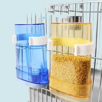 Birds Water Feeders Dispenser Automatic Bird Feeder Parrot Canary Parakeet Cage Food Drinking Feeding Supplies Pet Accessories 1
