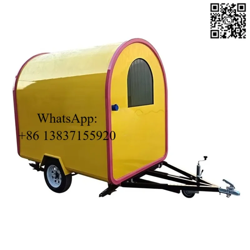 Rimorchio per Catering Personalizzato Standard UE, Furgone Mobile per Alimenti con Attrezzature per Pizza, Hot Dog, Hamburger e Gelato - immagine 3