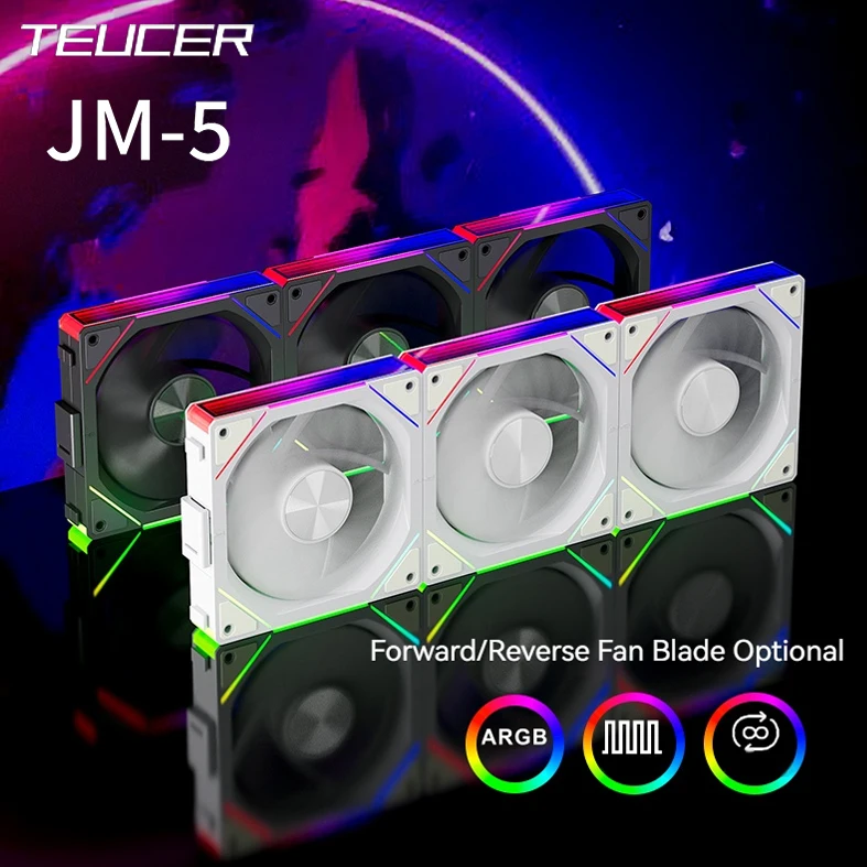 JM-5 High Performance PC Case Fan Strong Heat Dissipation Cooling Case Fans Comp