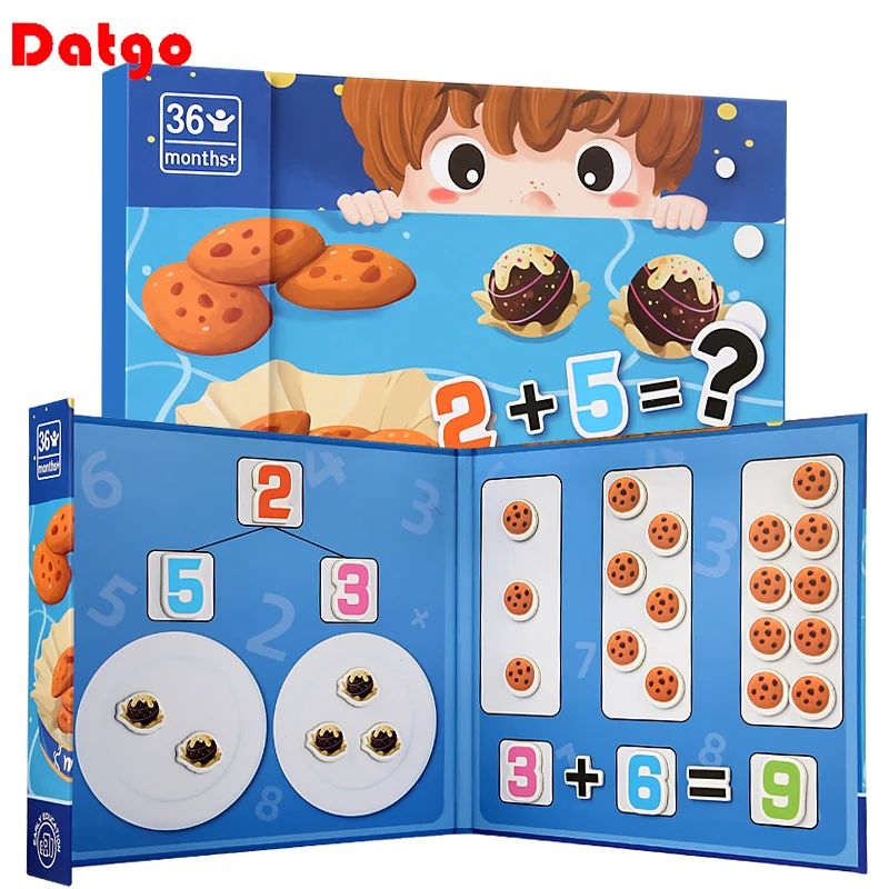 어린이 수학 산술 자기 디지털 분해 산술 몬테소리 게임, 아기 조기 학습 교육 어린이 장난감