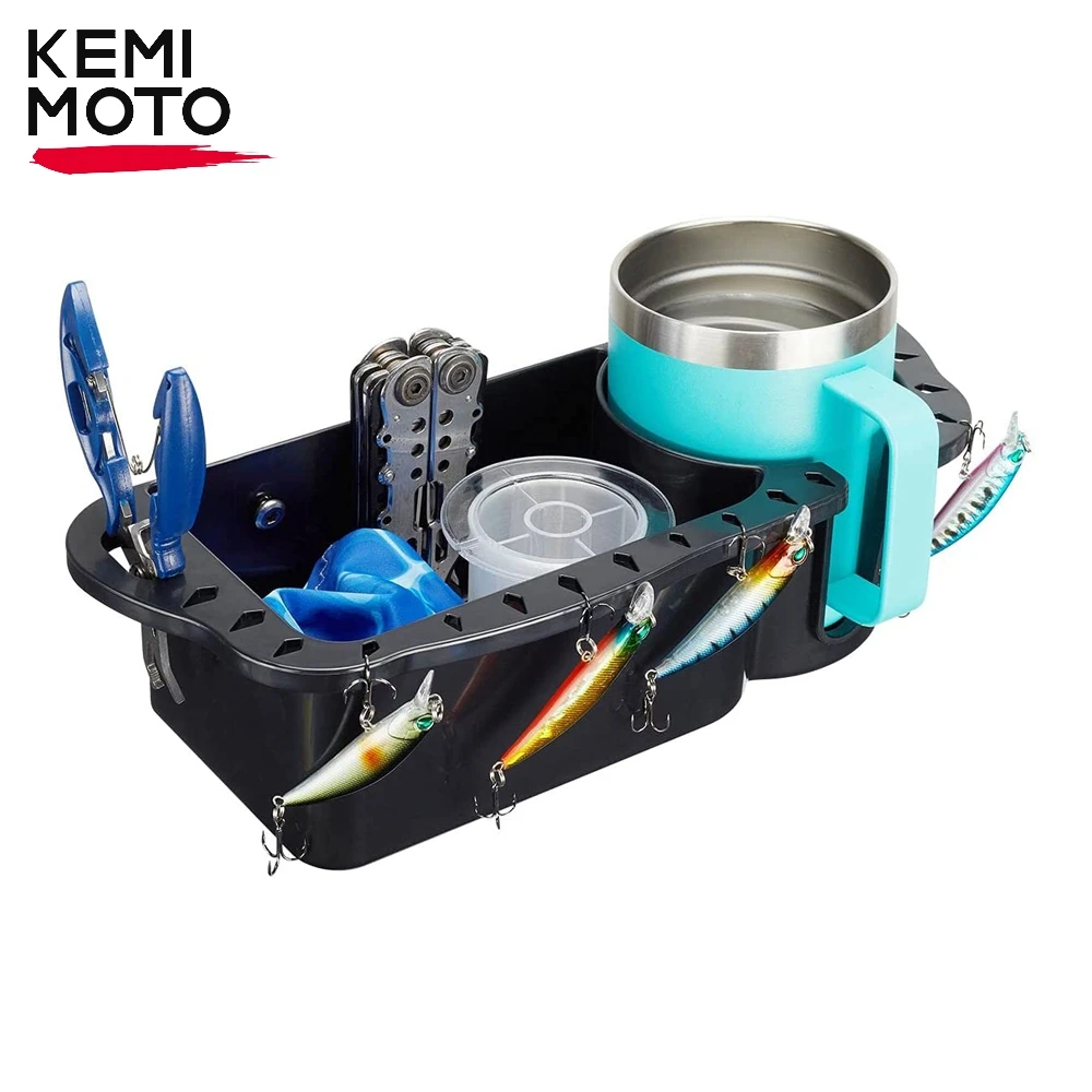 Boat Cup Holder Marine Storage Caddy Box Can Organizer for Kayak Watercraft SeaDoo Jet Ski