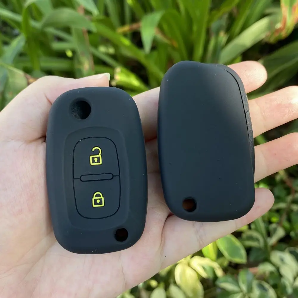 

2 3 4 Button Silicone Car Key Cover Protect Skin Case for Renault Modus Clio Megane Kangoo Sandero Duster Captur Twingo Keychain
