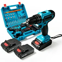 Perceuse à percussion électrique sans fil, tournevis électrique, 25+3 réglages de couple, perceuse à main compacte, outils électriques à batterie rechargeable 1
