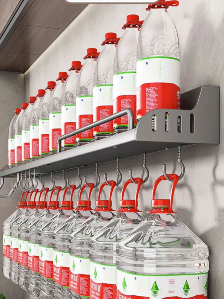 Kitchen Organizer Shelf Wall-mounted Spice Storage Rack Kitchen Knife Holder Wall Seasoning Chopstick Spoon Shovel Storage Shelf