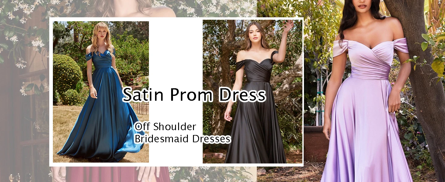 Satin Bridesmaid Dresses
