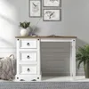 Cottage Series Wood Vanity/Desk, Corona Snow 4