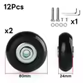 80mm-24mm-2 Wheels