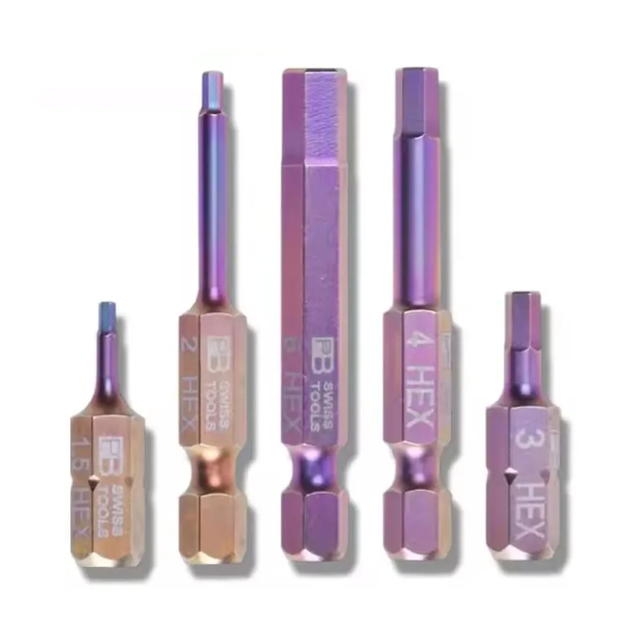 PB SWISS TOOLS 1개 25/33/50mm 정밀 육각 비트 결합 비트 드라이버 비트 나사 NO.C6 210/E6 210 시리즈