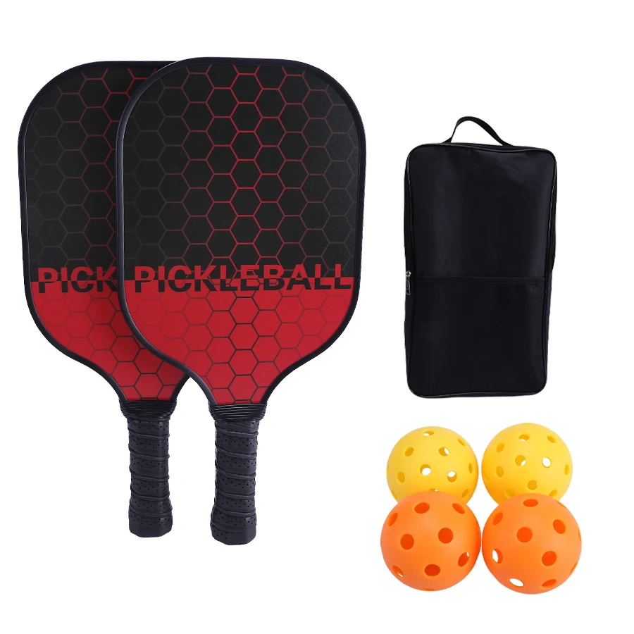 Pickleball Paddles Set-Graphite Carbon Fiber Usapa Approved Lightweight Racquets Set Indoor and Outdoor Exercise For All Ages