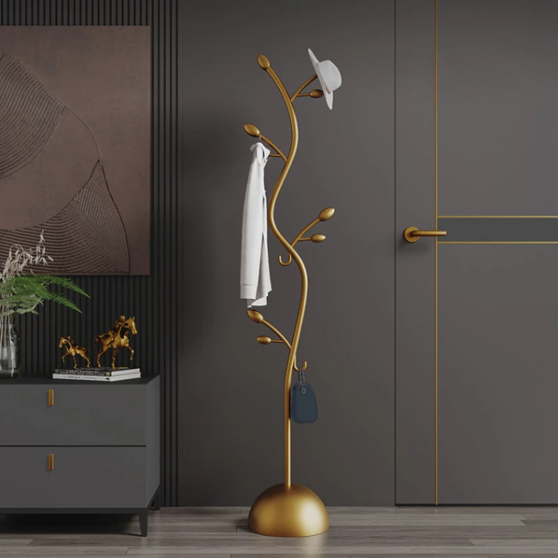 

Italian Modern Coat Racks Metal Creative Luxury Bedroom Clothes Stand Metal Organizer Racks De Casaco Space Saving Furniture