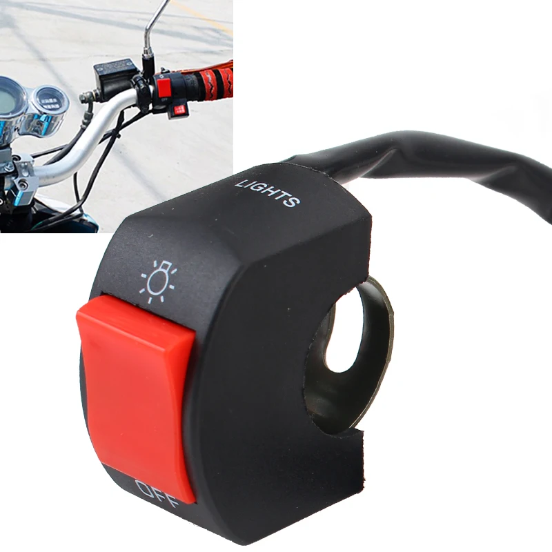 Connettore Pulsante On/Off Connettore Proiettile Interruttori Moto Interruttori Manubrio Accessori Moto Universali