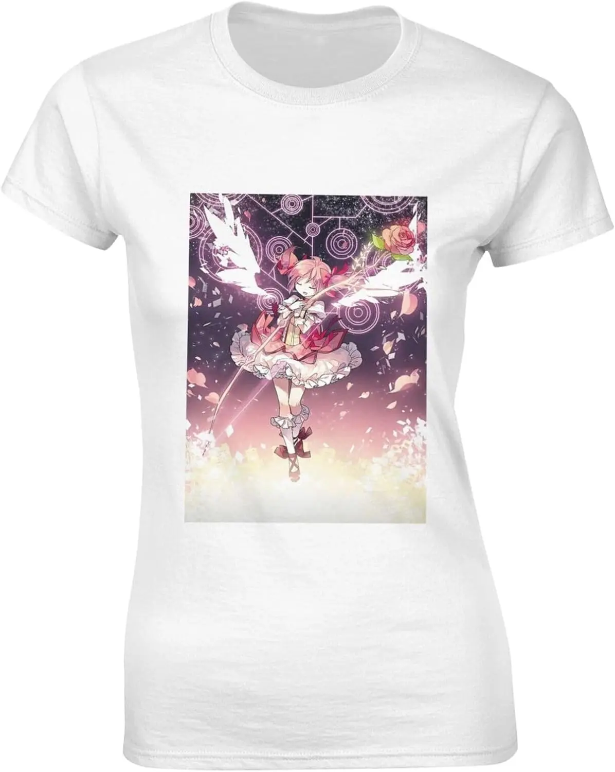

Женская футболка Puella Magi Madoka Magica, футболка с коротким рукавом, повседневный Топ