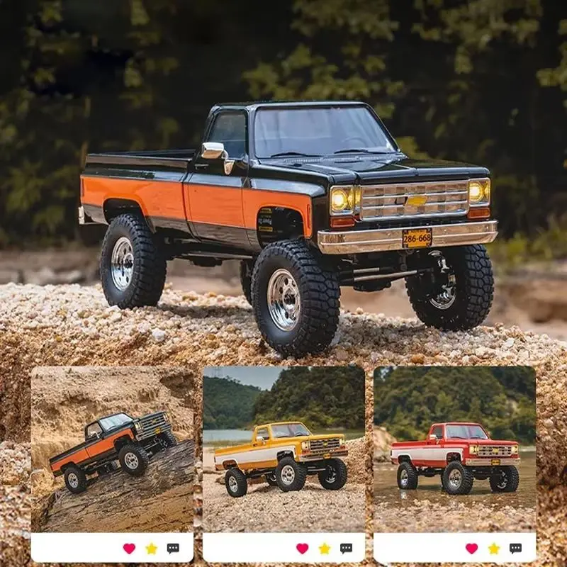Classic Retro Offroad RC Car Model Chevrolet K10 Pickup Truck