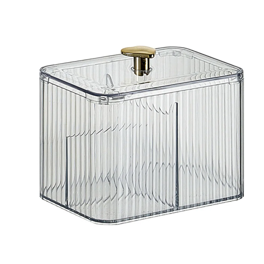 

Brand New Storage Box Cotton Swab Multi-purpose Resistant To Wear White/green 1 Pcs 14.5x9.5x10.5cm Convenient