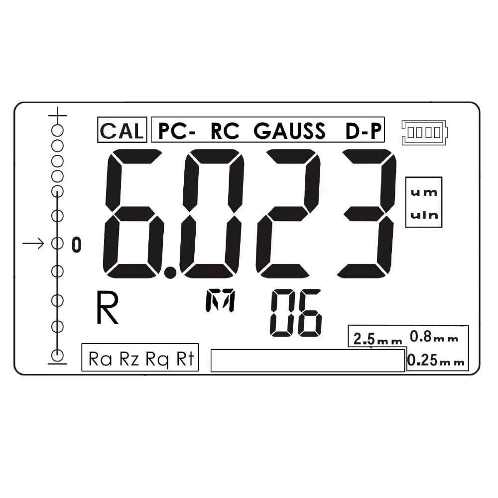 SRT-6210 Range 0.005-16.00um Surface Roughness Tester Meter Ra/Rz/Rq/Rt