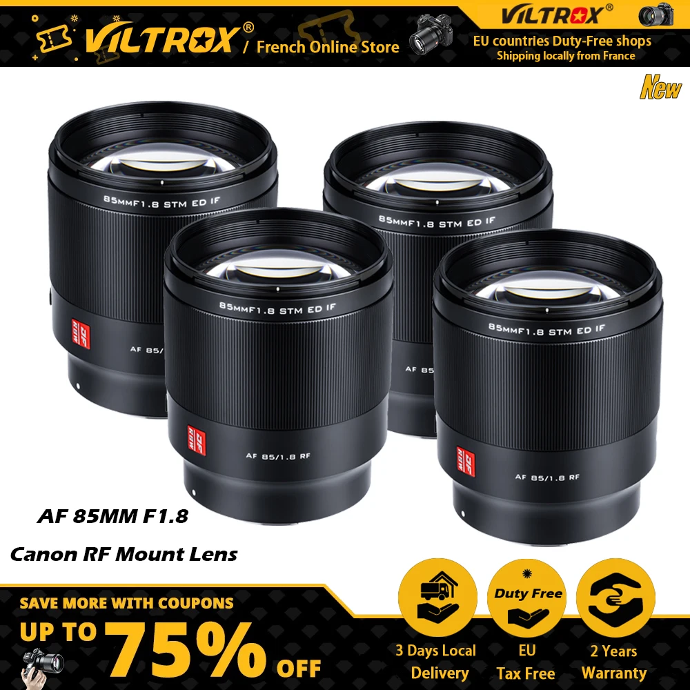 Viltrox 85Mm F1.8 Canon Lens Full Frame Nikon Lens Auto Focus Portrait Lens Per Sony E Fuji Xf Lens Canon Rf Nikon Lens Z Mount